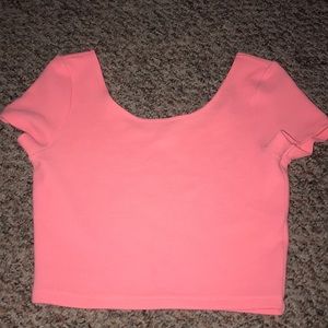 Pink Crop Top